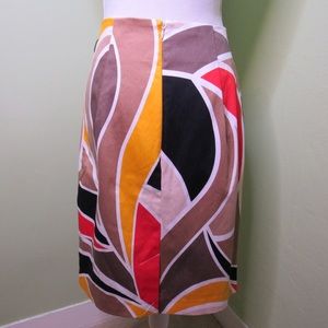 Worthington Geometric Pencil Skirt